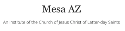 Mesa AZ Institute logo
